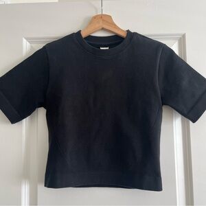 Everlane Black Stretch Crop Top